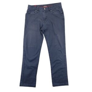 Victorinox Tailored Fit Chino Pants Mens 30 Navy Blue Business Casual Utility